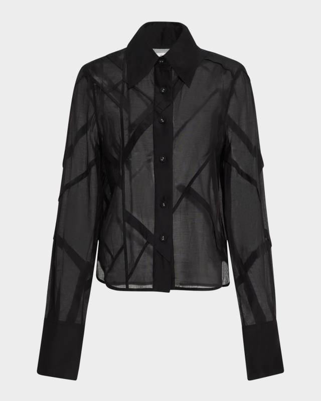 Parachute-Cuts Button-Down Shirt